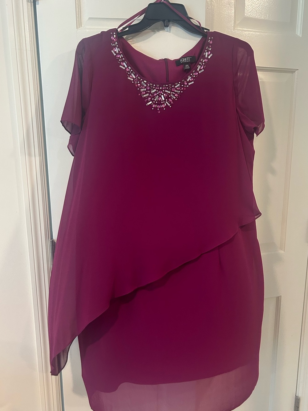 Ignite Evenings Fuchsia Dress